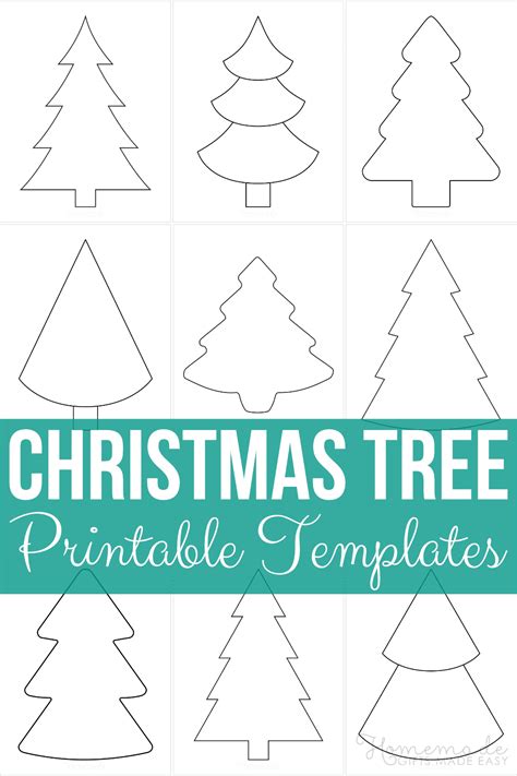 Free Christmas Tree Template Printables Artofit