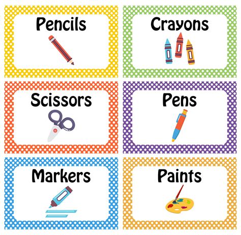 Free Classroom Signs And Labels Printable