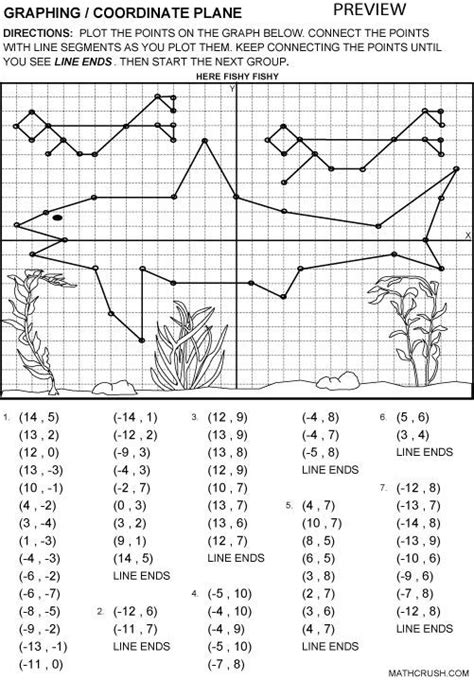 Free Coordinate Plane Worksheet Easy Graphing