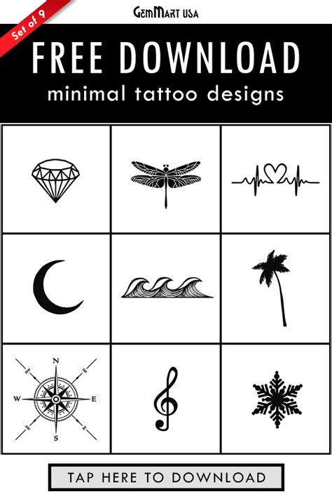 Free Download Cute And Minimalist Tattoo Designs Gemmartusa