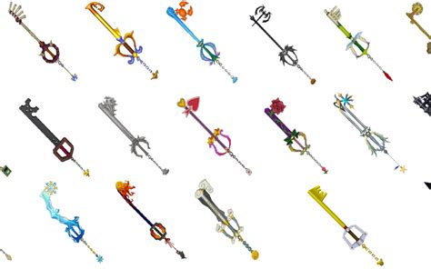 Free Download This Kingdom Hearts Keyblades 1 Keyblade Many Keychains Image From Our 2498X1134