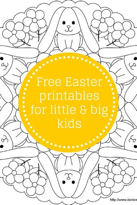 Free Easter Printables For Little And Big Kids Giftgrapevine Com Au