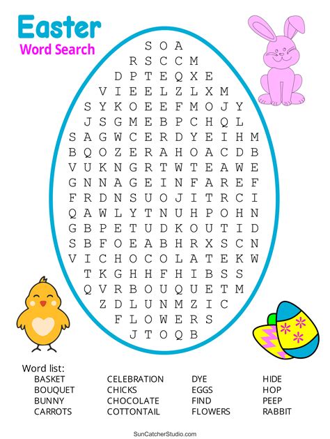 Free Easter Word Search Printable About A Mom Printable Easter