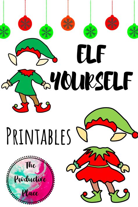 Free Elf Yourself Printable Template