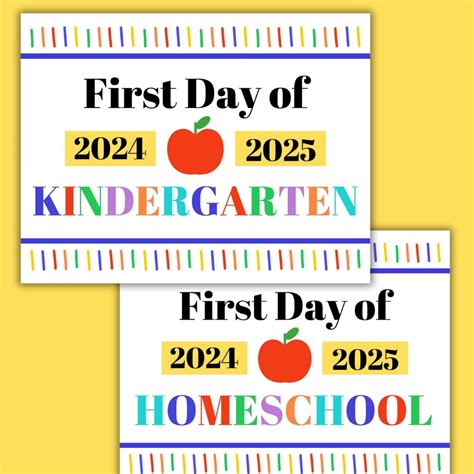 Free First And Last Day Kindergarten Printables 2024 Leap Of Faith