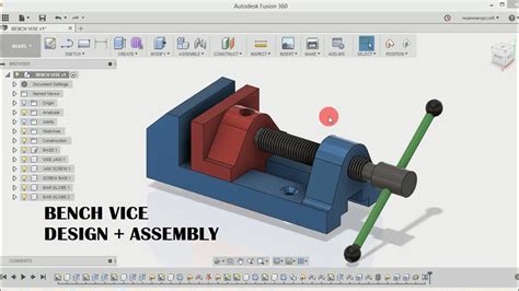 Free Fusion 360 Tutorial Learn 10 Component Assembly Step By Step