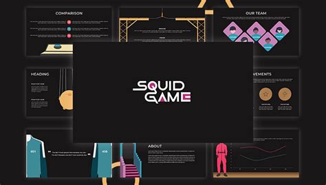 Free Google Slides Squid Game Template Powerpoint