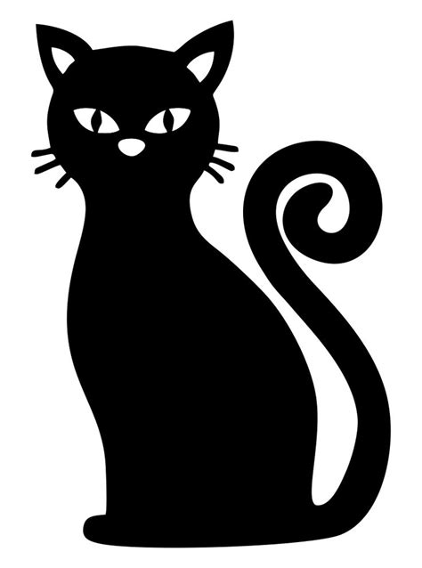 Free Halloween Cat Stencils Printable Templates