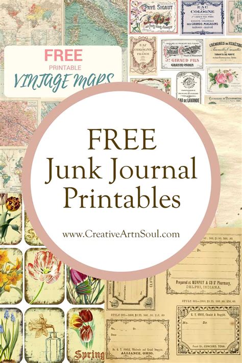 Free Junk Journal Printables Pdf