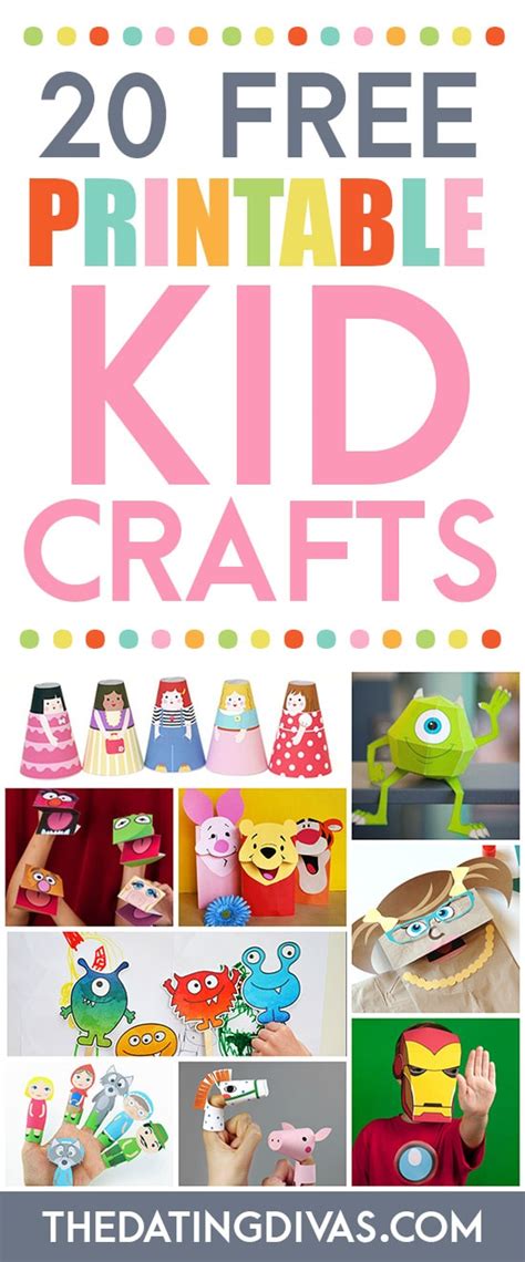 Free Kids Crafts Printable