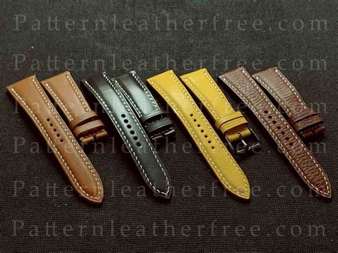 Free Leather Watch Strap Pattern