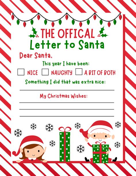 Free Letter To Santa Pdf Templates Plus Santa S Address The Mummy Bubble