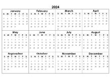 Free Mini Calendar Printable 2024 Calendar Printable