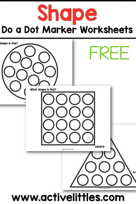 Free Preschool Dot Dot Marker Printables By Color The Hollydog Blog