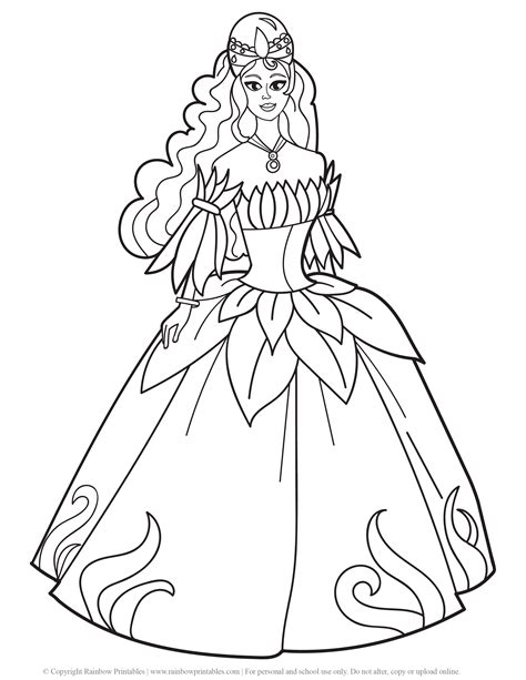 Free Princess Coloring Sheets Printable Free Printable Templates