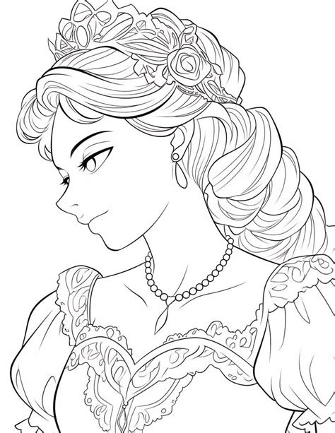 10 Free Princess Printable Coloring Pages to Print