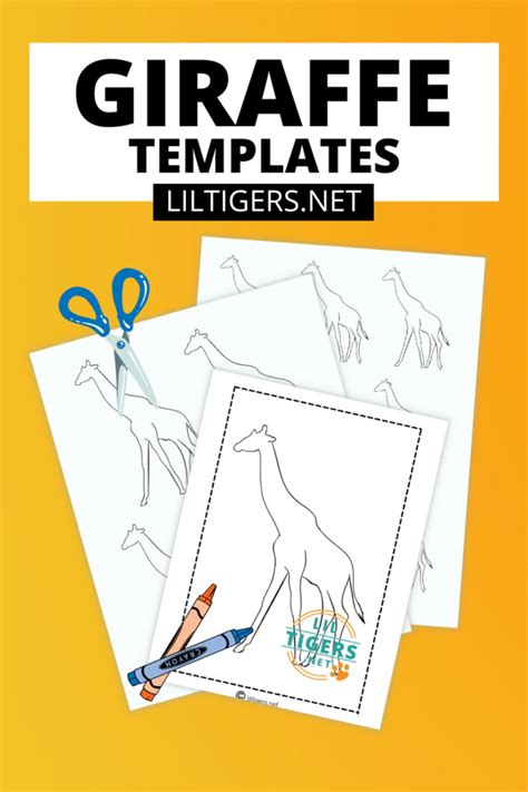 Free Printabe Giraffe Templates Lil Tigers Lil Tigers