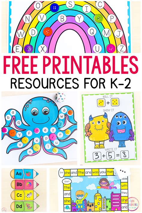 Free Printable Activities For Kids Free Printable