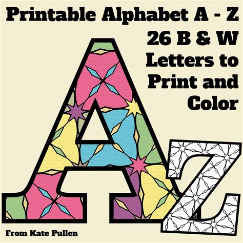 Free Printable Alphabet Letters A To Z