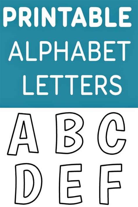 Free Printable Alphabet Templates And Other Printable Letters