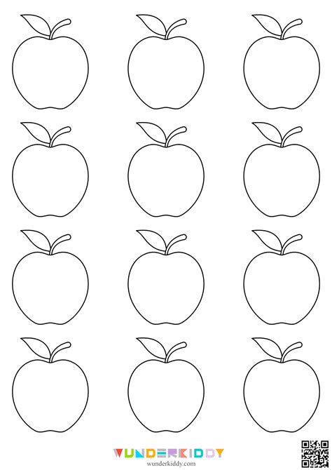 Free Printable Apple Templates