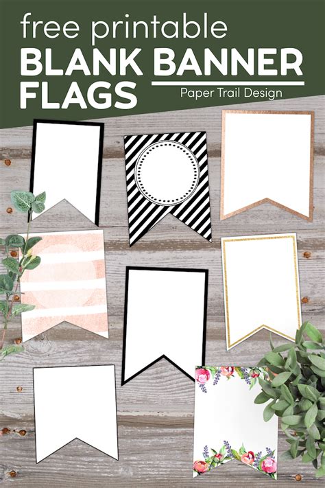 Free Printable Banner Templates Blank Banners World Of Printables