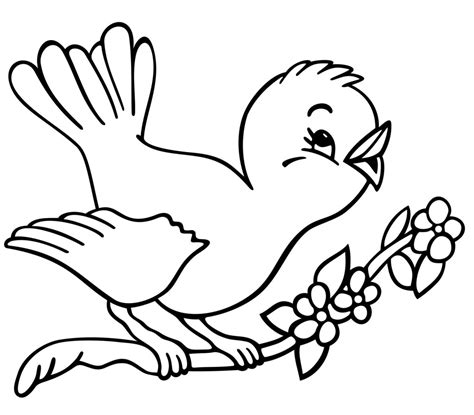 Free Printable Birds Coloring Pages Elimu Centre