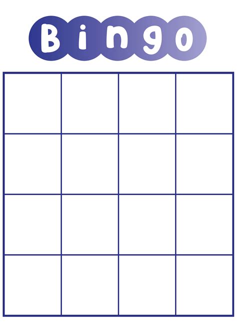 Free Printable Blank Bingo Cards For Teachers If You Want To Save