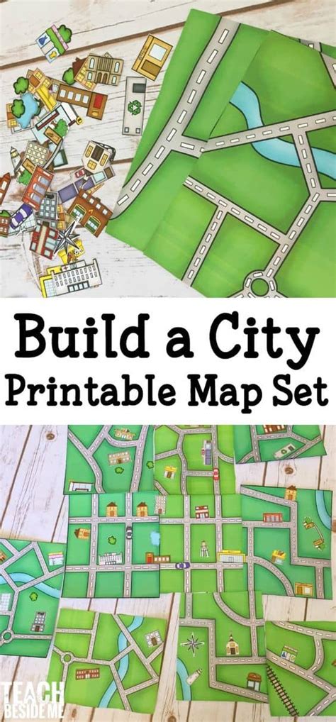 Free Printable Build A City Map Set