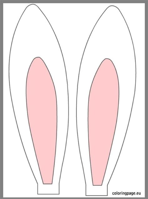 Free Printable Bunny Ear Patterns