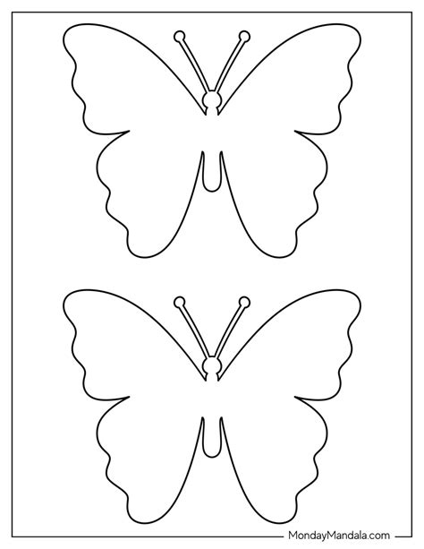 Free Printable Butterfly Template Pdf