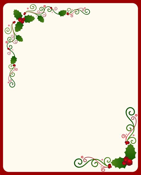 Free Printable Christmas Stationery