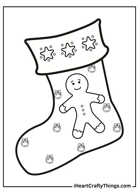 Free Printable Christmas Stocking Coloring Page Download Print Or