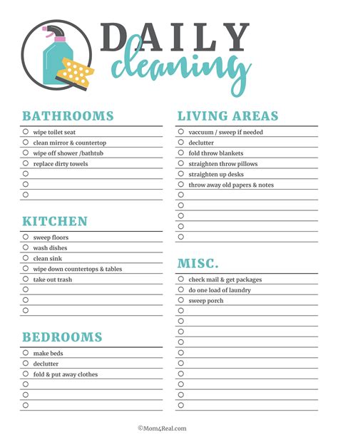 7 Simple Cleaning Checklists to Boost Productivity