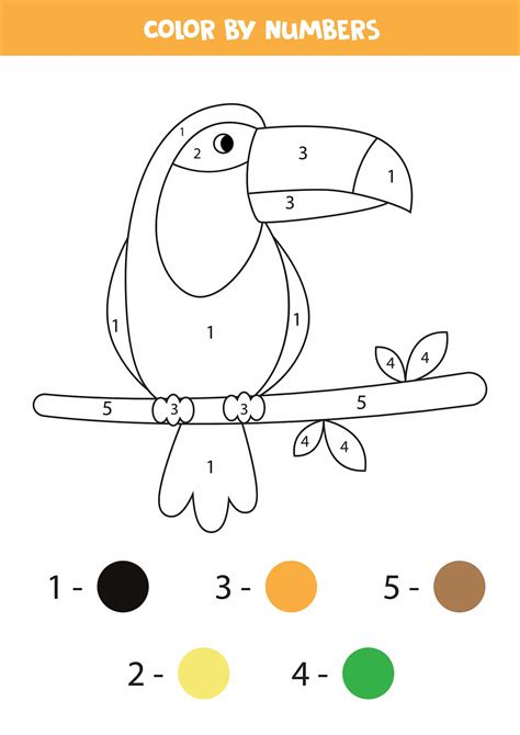 Free Printable Color By Number Worksheets For Kindergarten Tulamama