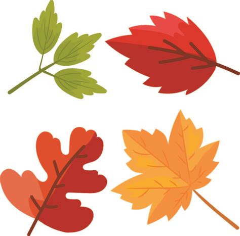 Free Printable Colored Leaves