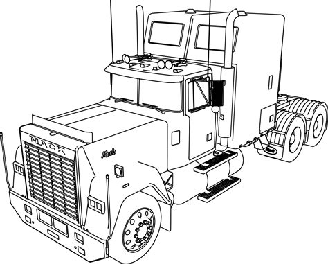 Free Printable Coloring Pages Trucks Web These 25 Free Printable Truck