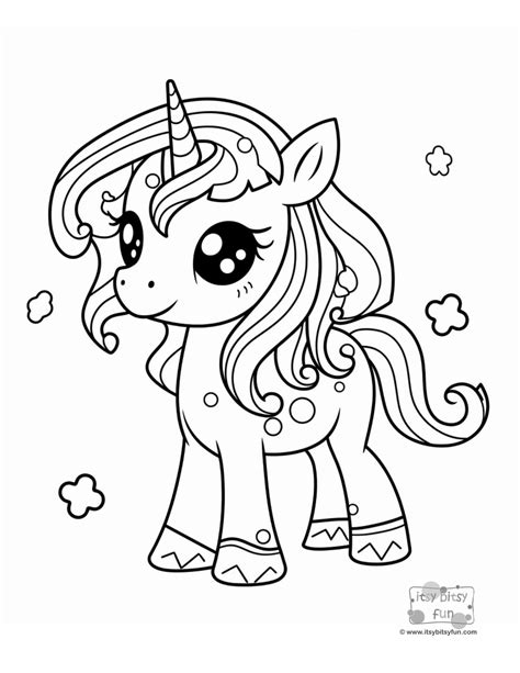 10 Free Printable Coloring Pages of Magical Unicorns