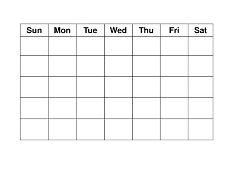 Free Printable Daily Calendar Templates for Easy Planning