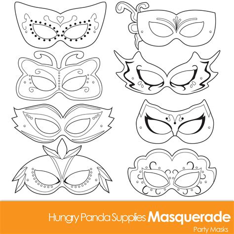 Free Printable Diy Mask Templates For Mardi Gras And Masquerade With