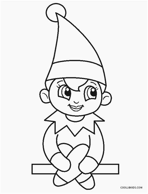 Free Printable Elf Coloring Pages For Kids Cool2bkids