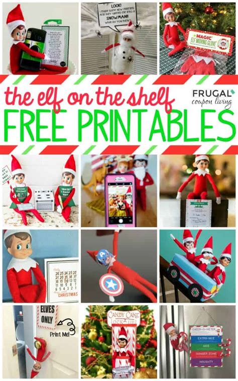 Free Printable Elf On The Shelf Template