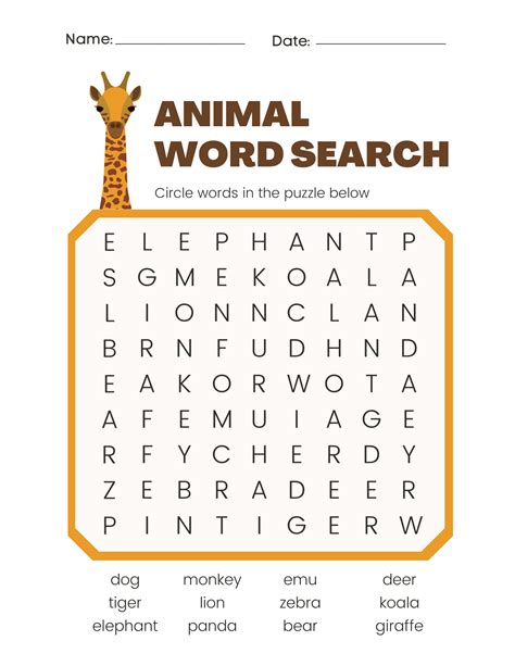 5 Free Printable Find a Word Games to Enjoy