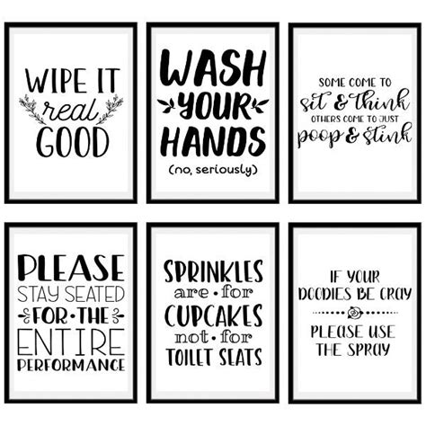 Free Printable Funny Bathroom Signs Printable Or At Least Some Unique