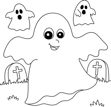 Free Printable Ghost Coloring Pages Printabulk