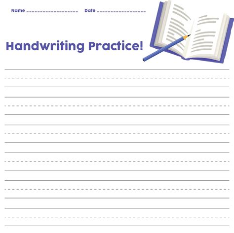 Free Printable Handwriting Paper for Kids and Adults