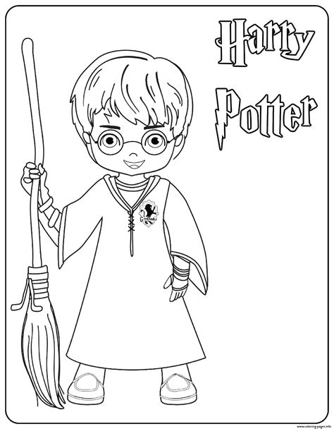 Free Printable Harry Potter Coloring Pages For Kids