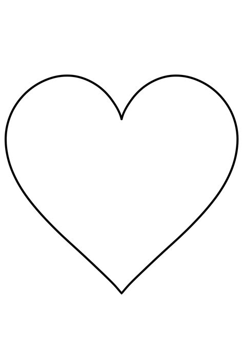 Free Printable Heart Template