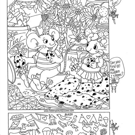 Free Printable Hidden Picture Puzzles For Kids Worksheets Library