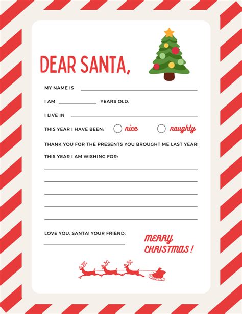 Free Printable Letters To Santa Templates For 2024 Lola Lambchops